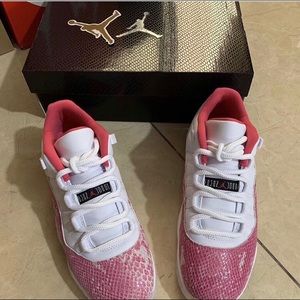 Pink Jordan 11s